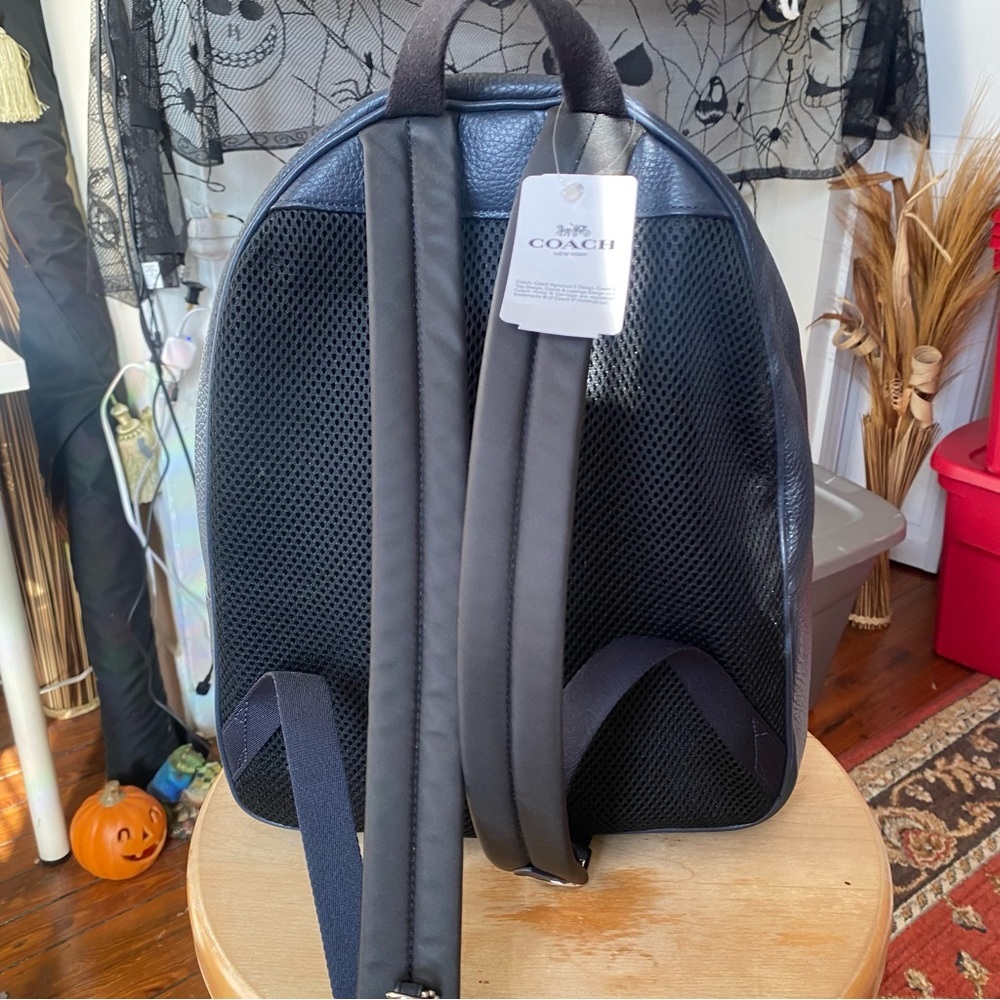 COACH Blue Nylon Backpack - Picture 2 of 5